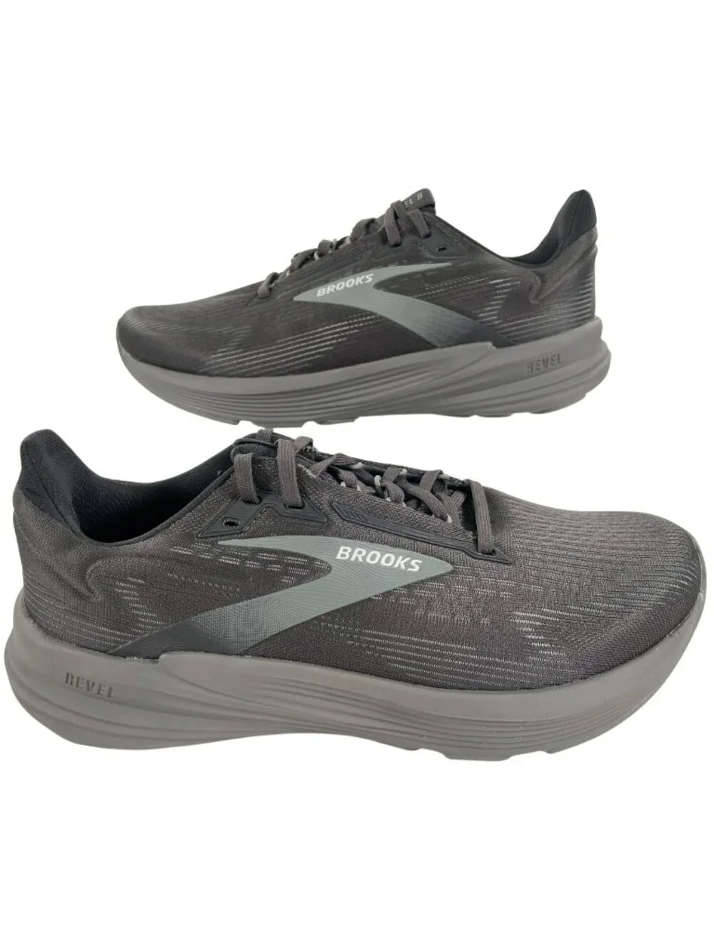 Brooks Mens Revel 8 Running Shoes Primer/Blackened Pearl Men's Size 8.5 Wide NEW